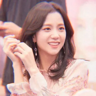 🍭 Jisoo kpop, sängerin, idol, frau, porträt telegram sticker