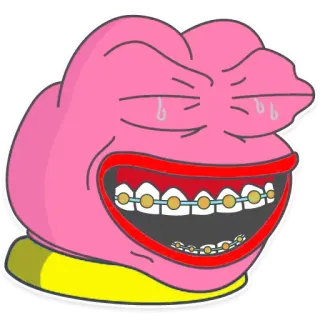😆 Pepe the Frog pepe, sapo, meme, cultura da internet, desenho animado, aparelho telegram sticker