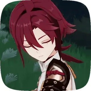 😏 Heizou Genshin Impact アニメ, ゲーム, 原神, 平蔵 telegram sticker