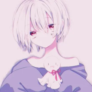🎟 Anime, Gadis, Imut, Boneka telegram sticker