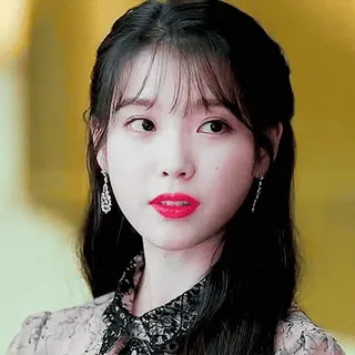 😵‍💫 IU korean, singer, actress, celebrity, woman telegram sticker