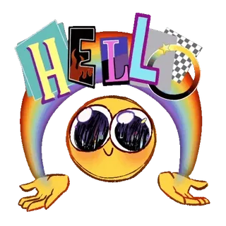 👋 HELL Эмодзи, Радуга, Руки, Буквы whatsapp sticker