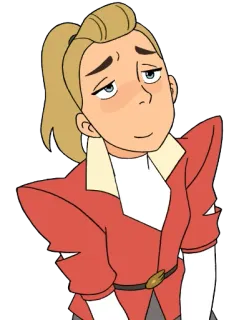 😐 Adora She-Ra and the Princesses of Power adora, she-ra, princess of power, cartoon, animated, character telegram sticker