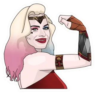 Харли Квинн (@TgSticker) telegram stickers