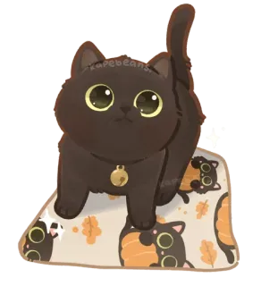 🐾 kapebeans 猫, 動物, ペット, ステッカー, かわいい, カワイイ telegram sticker