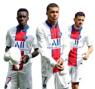 👥 football, joueurs, équipe, sport, PSG, Paris Saint-Germain telegram sticker