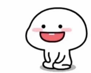 😂 Cartone animato, Personaggio, Carino, Semplice, Emoji telegram sticker