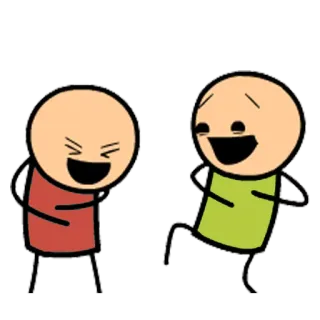 😂 火柴人, 卡通, 笑, cyanide and happiness, 幽默, 漫画 whatsapp sticker