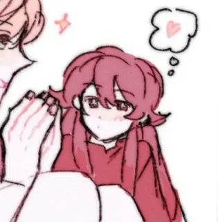 🍂 애니메이션, 만화, 사랑, 만화, 커플, 귀여운 telegram sticker