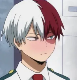 ❄️ Todoroki Shoto My Hero Academia Anime, Manga, Todoroki, My Hero Academia, Shonen telegram sticker