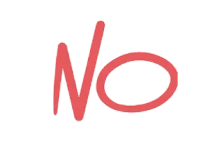 ❌ NO No, Vietato, Proibito, Stop, Negato telegram sticker