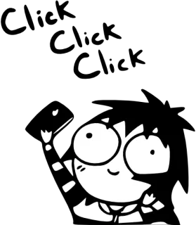 📸 cartoon, funny, character, illustration, whimsical whatsapp sticker