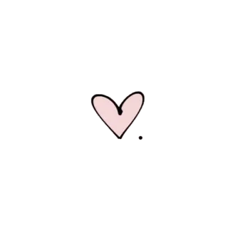 💗 corazón, amor, rosa, lindo, símbolo whatsapp sticker