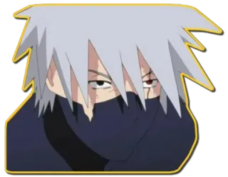 😠 Kakashi Hatake Naruto 카카시, 나루토, 애니메이션, 만화, 닌자, 캐릭터, 하타케 카카시 telegram sticker
