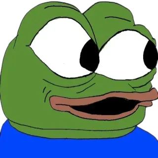 🌝 Pepe the Frog Pepe, Frog, Meme, Internet meme telegram sticker