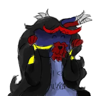 😊 I love myself tình yêu, yêu bản thân, tích cực, nhân vật, hình vẽ telegram sticker