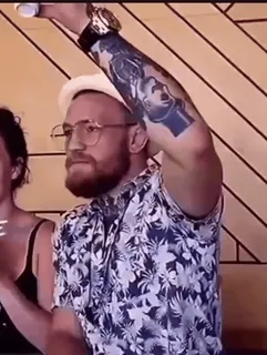 😍 Conor McGregor Conor McGregor, UFC, MMA, zawodnik, tatuaż, sport, mężczyzna telegram sticker