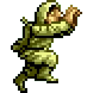 😵 soldato, pixel art, militare, arma, corsa telegram sticker