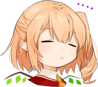 😑 anime, cute, sleeping, tired, cartoon telegram sticker