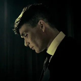 😐 Thomas Shelby Peaky Blinders Peaky Blinders, Thomas Shelby, Cillian Murphy, Phim tội phạm, Birmingham, Những năm 1920 telegram sticker