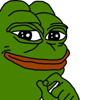 😏 Pepe the Frog pepe, frog, meme, internet, character telegram sticker