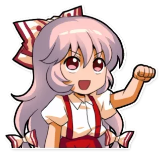 🙂 Аниме, Манга, Мультфильм, Персонаж, Девушка, Каваий, Милый, Искусство telegram sticker