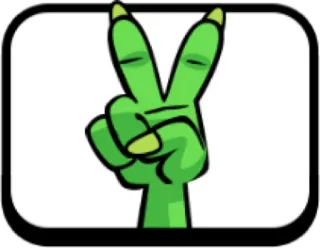 clash royale goblin whatsapp stickers