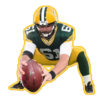 🏈 sepak bola, Green Bay Packers, NFL, atlet, olahraga, pemain, tim telegram sticker