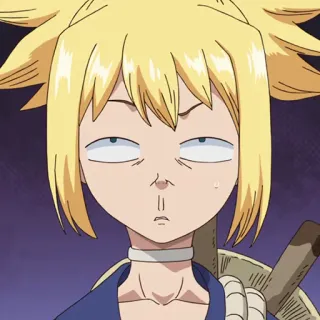 ⛰ Ryusui Nanami Dr. Stone anime, manga, funny, expression, dr stone, ryusui, nanami telegram sticker