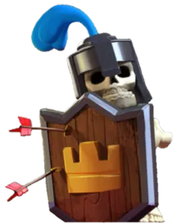 🛡 skeleton, armor, shield, arrow, knight telegram sticker