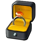 π Telegram ring, verloving, sieraden, doos, telegram whatsapp sticker