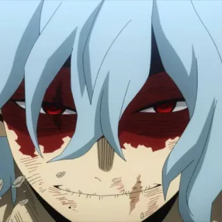 😈 Tomura Shigaraki My Hero Academia アニメ, ヴィラン, 死柄木, MHA, 僕のヒーローアカデミア telegram sticker