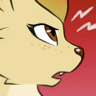 😡 Braixen Pokémon telegram sticker