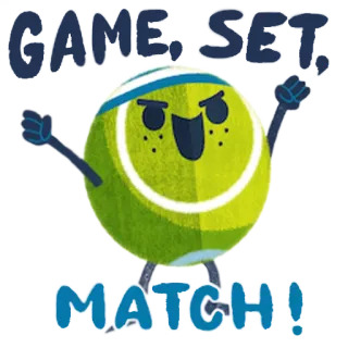Game, Set, Match telegram stickers