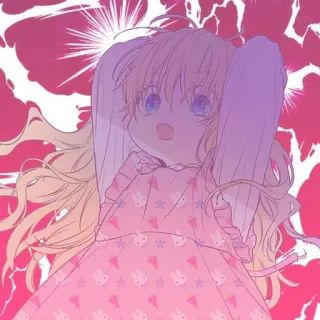 🍼 Anime, Desenho animado, Menina, Criança, Ilustração, Fofo telegram sticker
