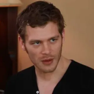 📰 Klaus Mikaelson The Vampire Diaries portrait, homme, acteur, Klaus Mikaelson, Vampire Diaries telegram sticker