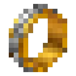 💍 Pixel art, Cerchio, Giallo, Risorsa di gioco telegram sticker