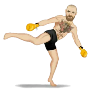 👑 Conor McGregor конор макгрегор, бокс, mma, боец, спорт, удар, ирландский whatsapp sticker