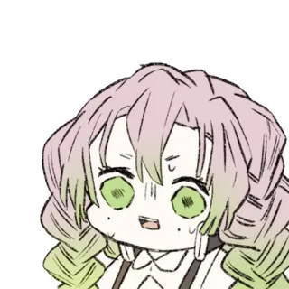 😦 Mitsuri Kanroji Demon Slayer Anime, Demon Slayer, Manga, Mitsuri, Kanroji telegram sticker