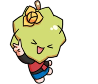 ✌ słodkie, kawaii, kreskówka, naklejka telegram sticker