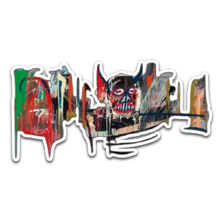 Jean-Michel Basquiat telegram stickers