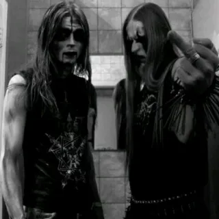 🤘 black metal, música, metal extremo, banda, obscuro telegram sticker