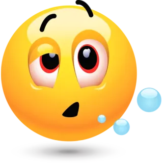 😪 Emoji, Śpiący, Zmęczony, Kreskówka, Wyraz telegram sticker