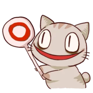 The cat which is lack of sleep @stickerscar telegram stickers