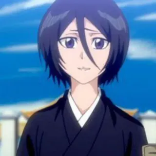 💈 Rukia Kuchiki Bleach Anime, Bleach, Rukia, Kuchiki, Charakter, weiblich, Seelenschnitter whatsapp sticker