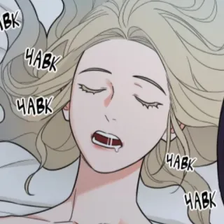 😩 sommeil, dormir, fatigué, bave, dessin animé, animé whatsapp sticker