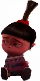 😞 Agnes Gru Despicable Me Cartoon, Kind, Figur, Film, Animation telegram sticker