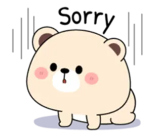 😱 곰, 귀여운, 동물, 만화, 스티커 telegram sticker
