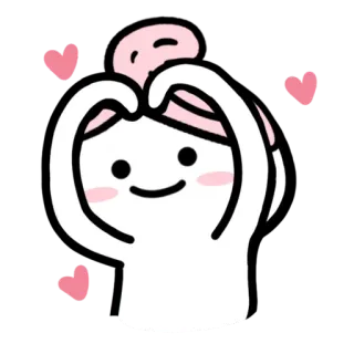 🍼 cartoon, heart, love, cute, kawaii, sticker whatsapp sticker