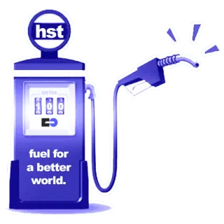 ⛽️ fuel for a better world. fuel, gas pump, hst, better world telegram sticker